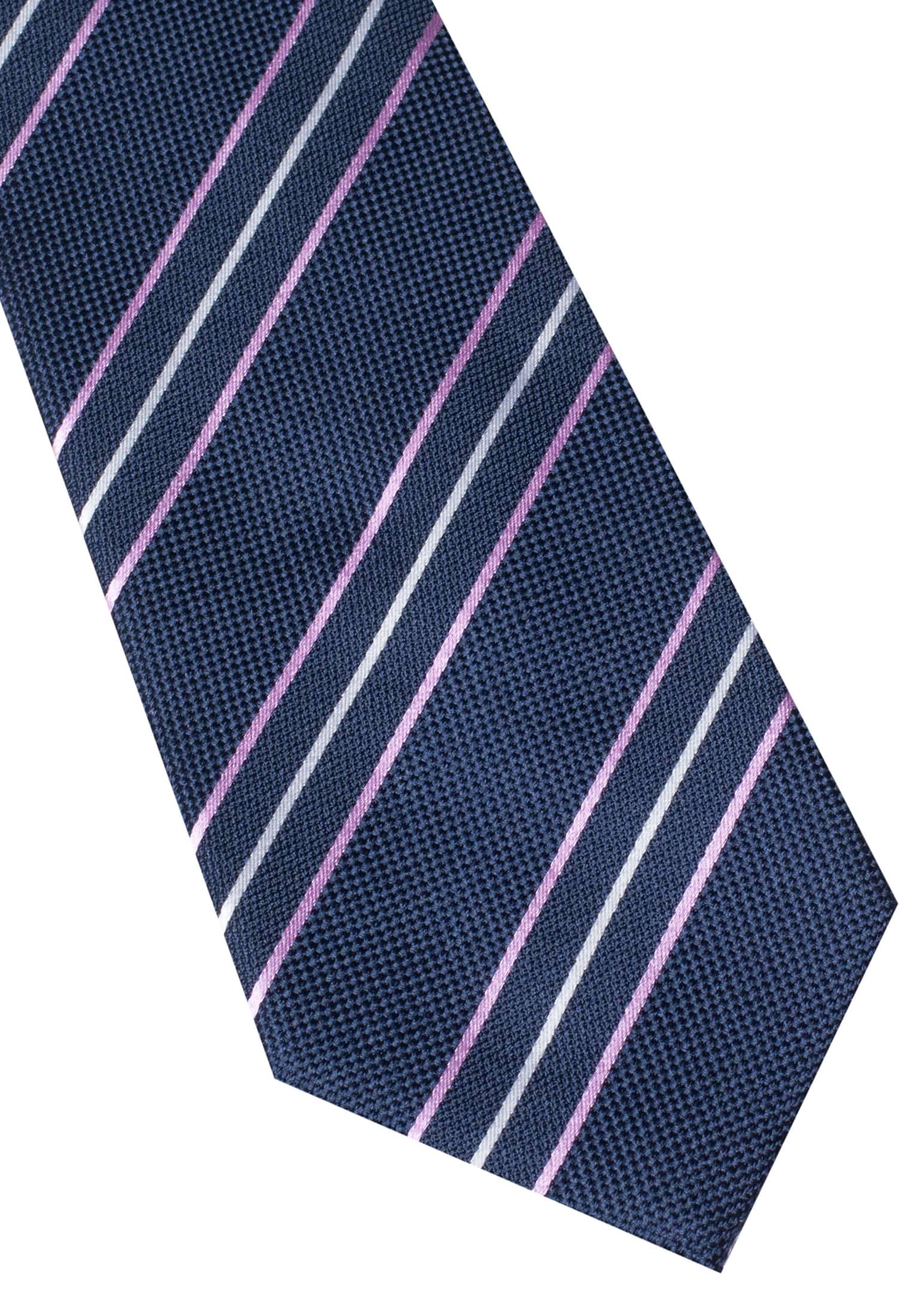 Krawatte in navy/rosa gestreift | 1AC00533-81-90-142 navy/rosa | | 142