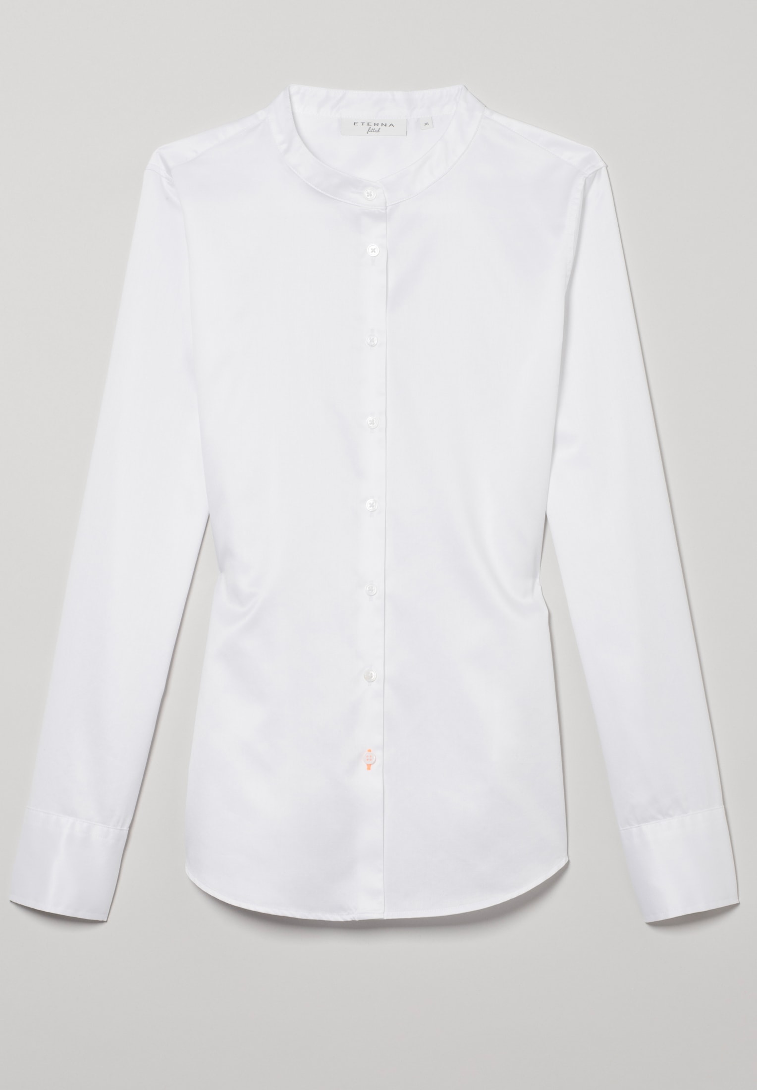 Soft Luxury Shirt 2BL03742-00-02-38-1/1 | Bluse Langarm | in 38 | off-white unifarben | off-white