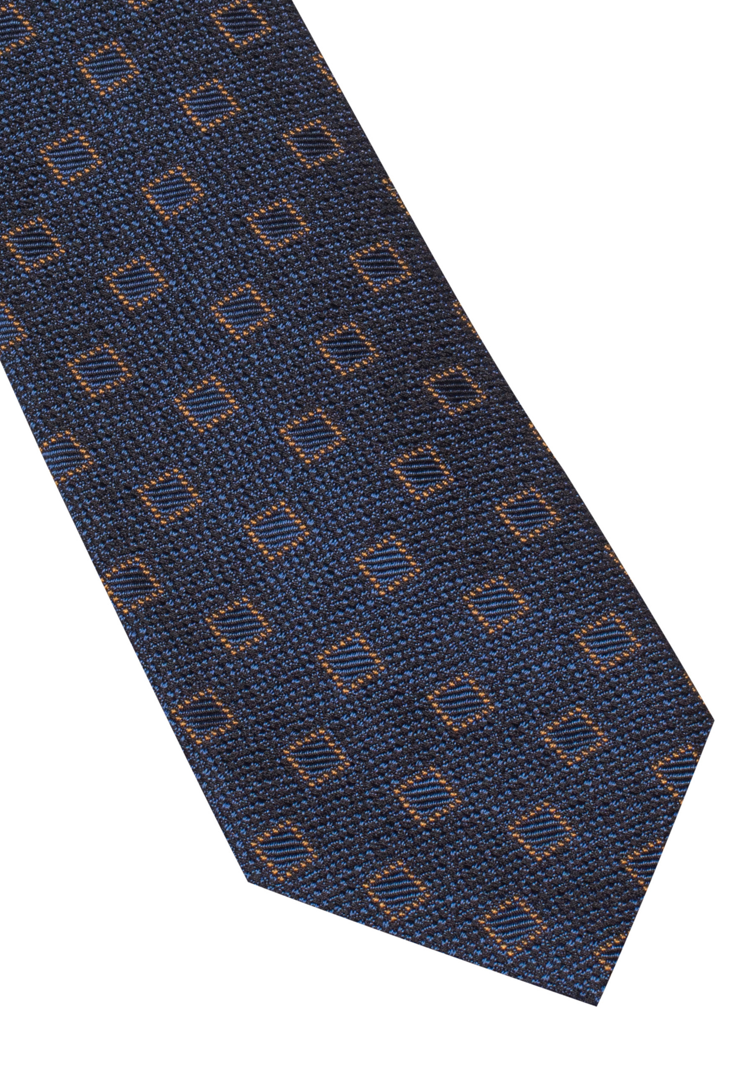 Krawatte in dunkelblau kariert 142 | | 1AC00461-01-81-142 | dunkelblau