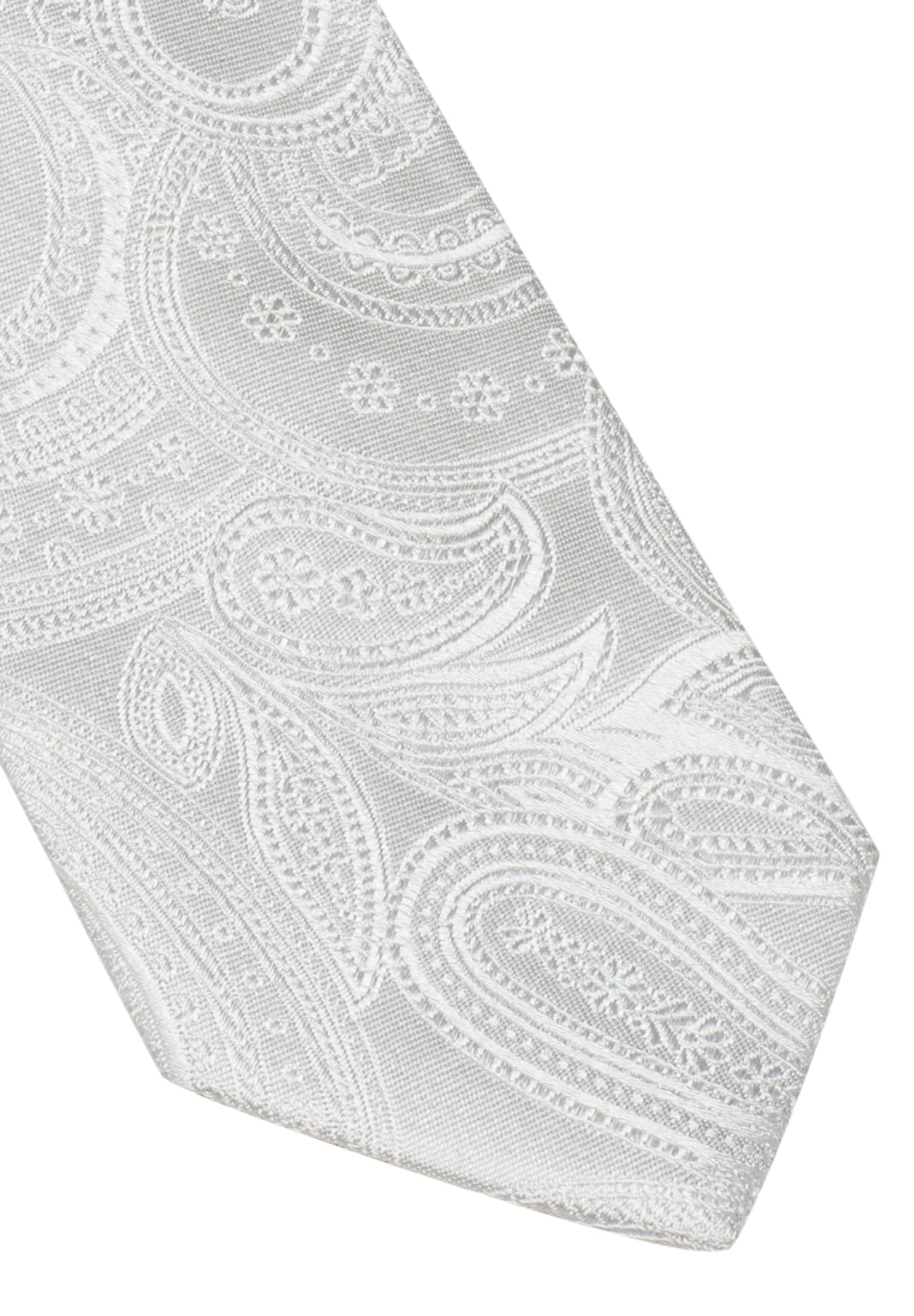 Krawatte in silber gemustert | 160 silber 1AC01869-03-11-160 | 