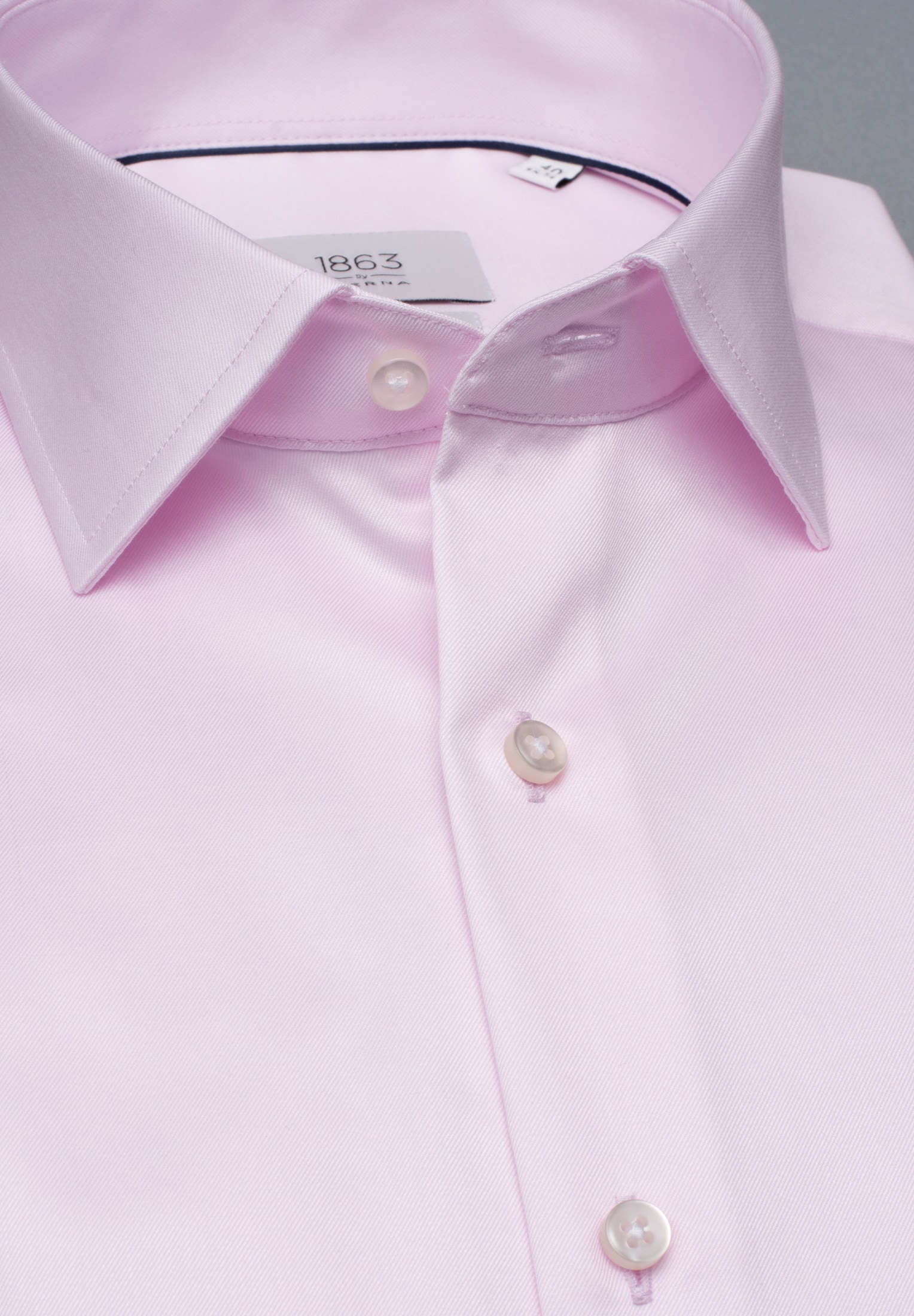 COMFORT FIT Luxury Shirt in rubinrot | 43 | unifarben 1SH00739-05-51-43-1/1 | | Langarm rubinrot