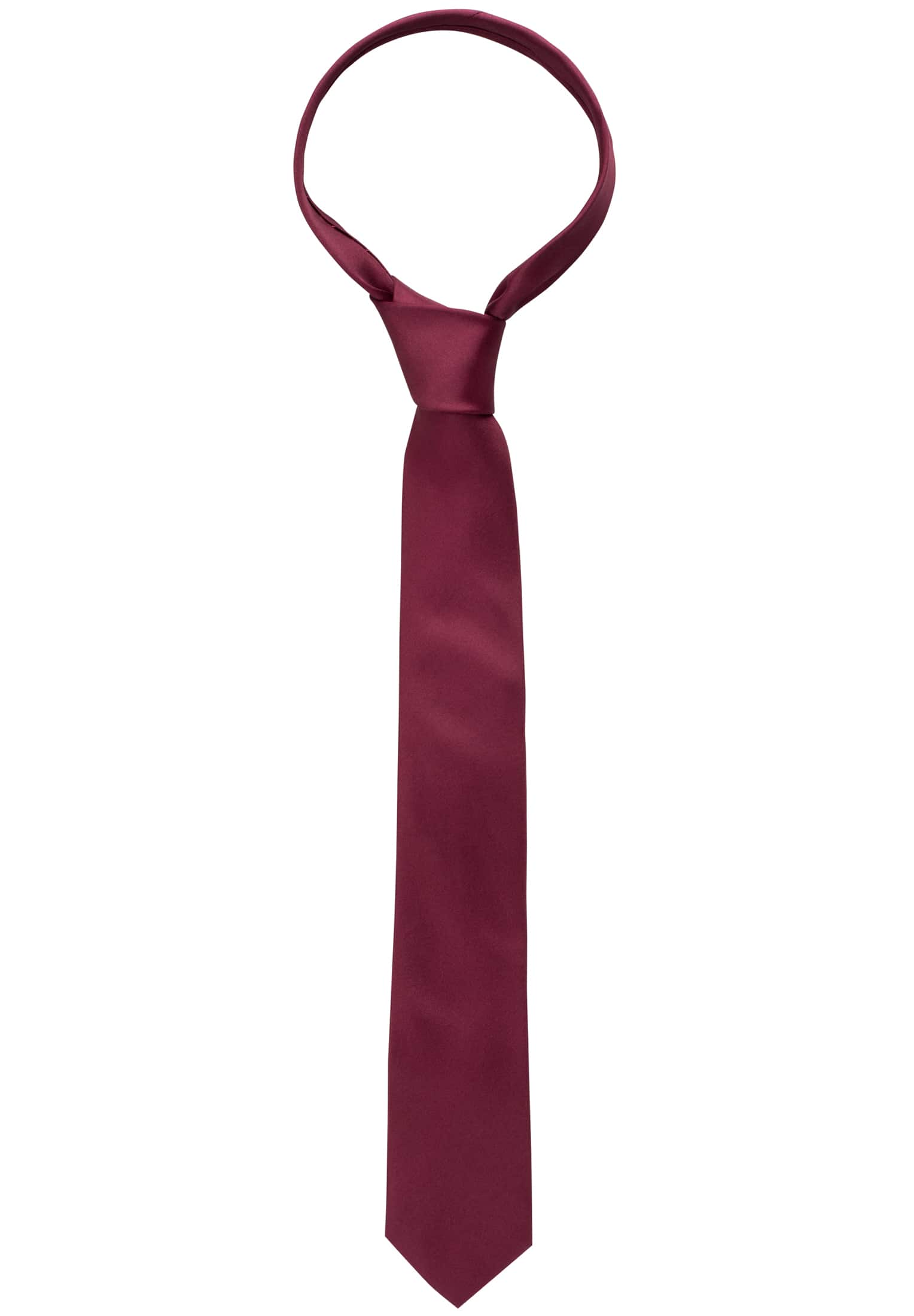 Krawatte in weinrot | unifarben weinrot | 1AC00025-05-62-142 | 142