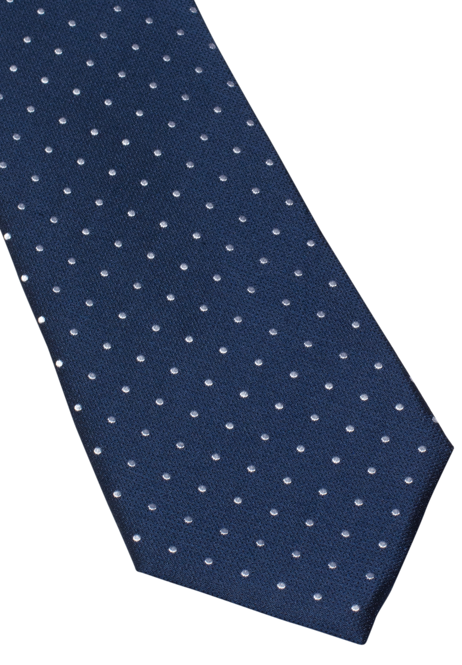 Krawatte in dunkelblau getupft | | 1AC00022-01-81-142 | dunkelblau 142
