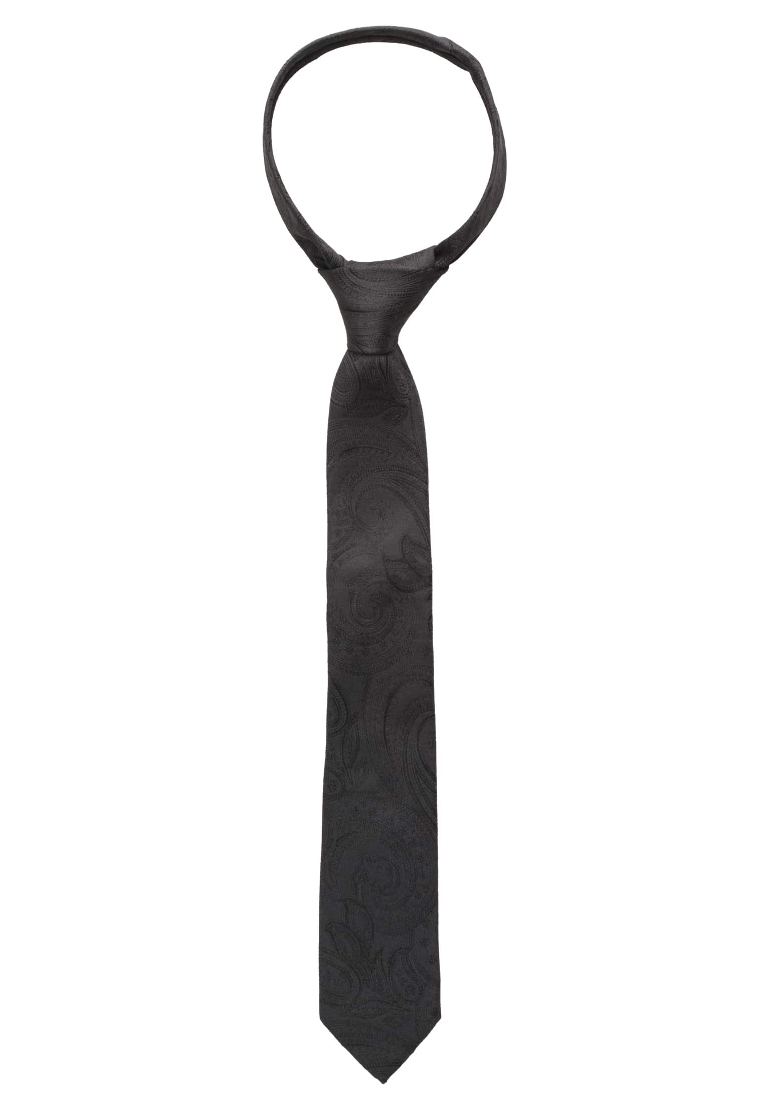 Krawatte in | schwarz 160 | schwarz gemustert 1AC01869-03-91-160 