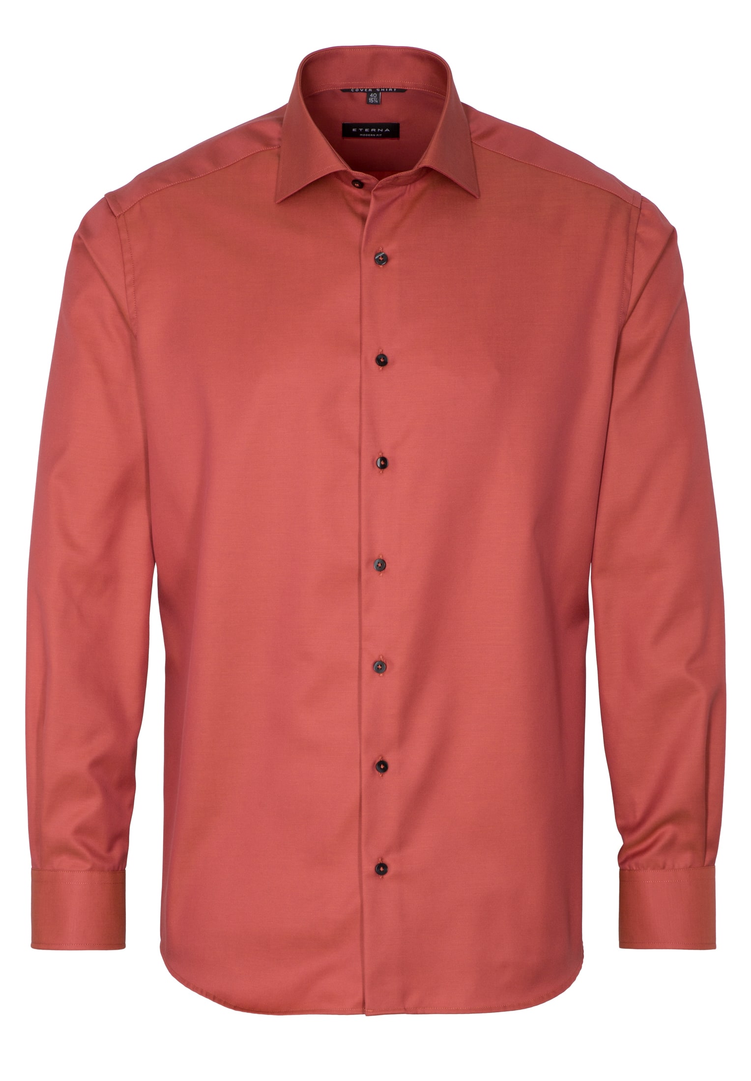 MODERN FIT Cover Shirt rouge uni