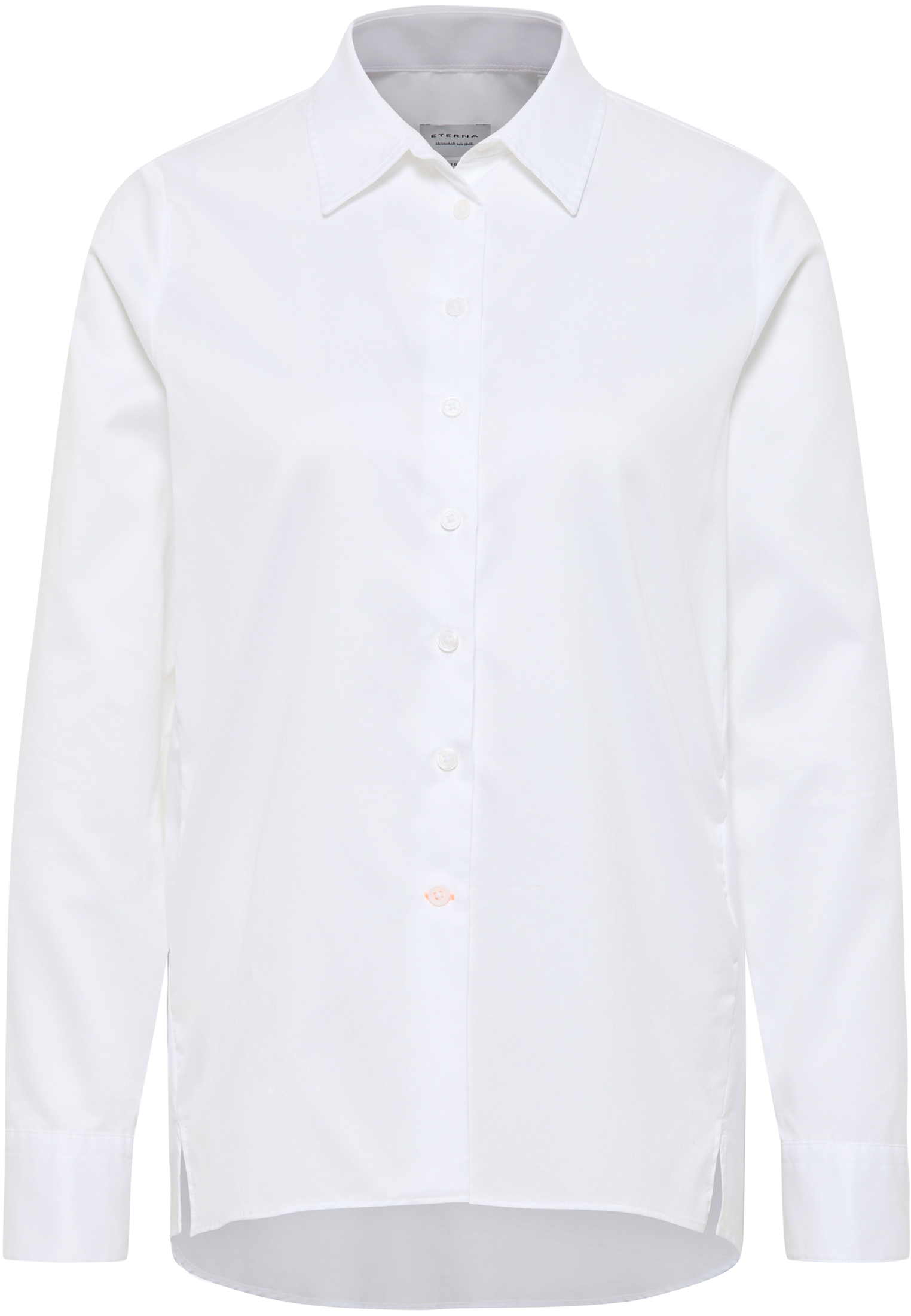 Soft Luxury Shirt Bluse in off-white unifarben | off-white | 34 | Langarm |  2BL00664-00-02-34-1/1