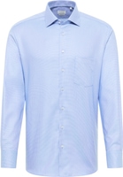 MODERN FIT Shirt in medium blue structured