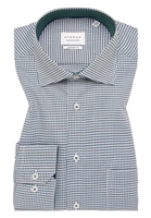 COMFORT FIT Shirt in sage green checkered