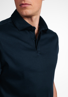 SLIM FIT Jersey Shirt in dark blue plain