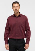 COMFORT FIT Shirt in bordeaux structured