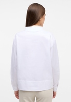 Soft Luxury Shirt Bluse in off-white unifarben