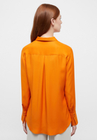 Viscose Shirt Bluse in kupfer unifarben