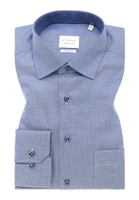 COMFORT FIT Shirt in blue-gray structured