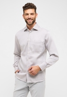 MODERN FIT Shirt in taupe structured