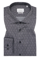 SLIM FIT Shirt in anthracite printed