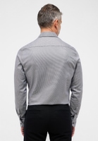 SLIM FIT Overhemd in grijs gestructureerd