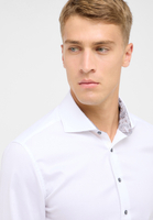 SLIM FIT Soft Luxury Shirt in weiß unifarben