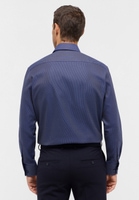 MODERN FIT Hemd in navy strukturiert