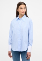 shirt-blouse in light blue striped