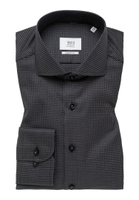 MODERN FIT Chemise noir à carreaux