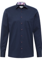 MODERN FIT Cover Shirt in navy plain