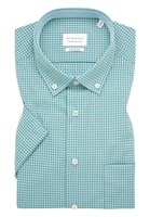 MODERN FIT Shirt in mint checkered