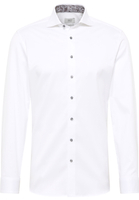 SLIM FIT Soft Luxury Shirt in weiß unifarben