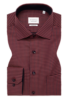 COMFORT FIT Shirt in bordeaux checkered