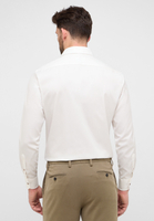 MODERN FIT Cover Shirt in beige plain