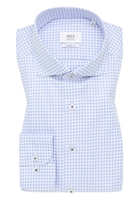 MODERN FIT Shirt in medium blue checkered