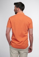 REGULAR FIT Polo shirt in orange plain