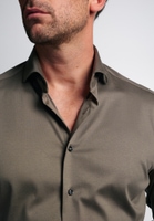 MODERN FIT Jersey Shirt in taupe unifarben
