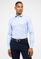 SLIM FIT Shirt in light blue structured