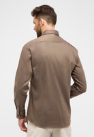 MODERN FIT Shirt in taupe structured