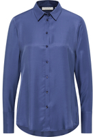 Viscose Shirt Blouse indigo uni