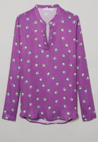 tunic in violet printed