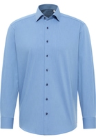 COMFORT FIT Performance Shirt in denim unifarben