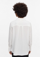 Blouse-chemisier blanc uni