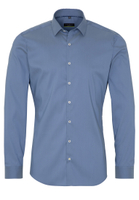 SUPER SLIM Performance Shirt in blue plain