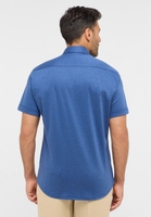 MODERN FIT Jersey Shirt in blau unifarben