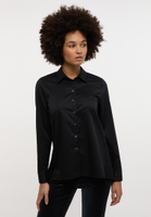 Soft Luxury Shirt Blouse in black plain