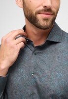 MODERN FIT Shirt in green printed