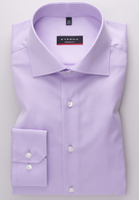 MODERN FIT Cover Shirt in lavender unifarben