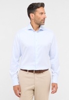 MODERN FIT Soft Luxury Shirt in pastelblå vlakte