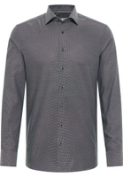 SLIM FIT Shirt in graphite structured