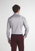 SLIM FIT Performance Shirt in lichtgrijs vlakte