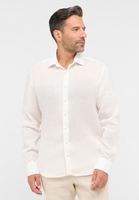 MODERN FIT Linen Shirt in sand plain