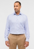 COMFORT FIT Shirt in medium blue checkered