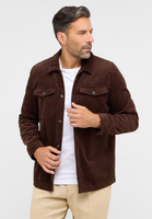 MODERN FIT Shirt in brown plain