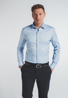 SLIM FIT Performance Shirt bleu clair uni
